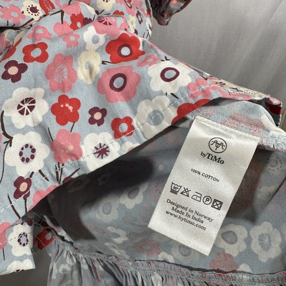 NWT $335 byTiMo [ XS ] Structured Cotton‎ Shift Dress in Flower Garden RARE - Picture 16 of 16